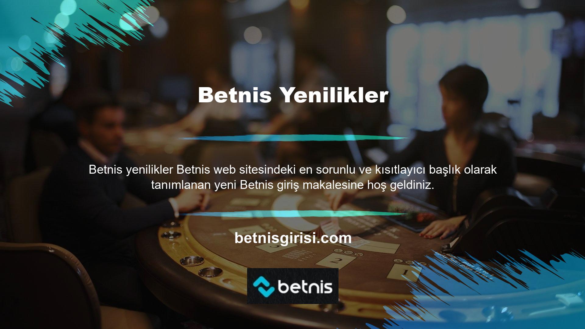 Tüm casino sitelerinde olduğu gibi bunu da çok iyi biliyoruz BTK’nın yasaklama kararını öğrenince kapattığı sitelerden biri de Betnis oldu