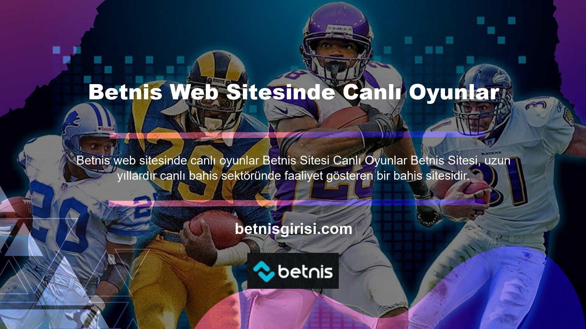Betnis web sitesi en iyi canlı bahis sitelerinden biridir ve canlı casino ve canlı bahisleriyle tanınmaktadır