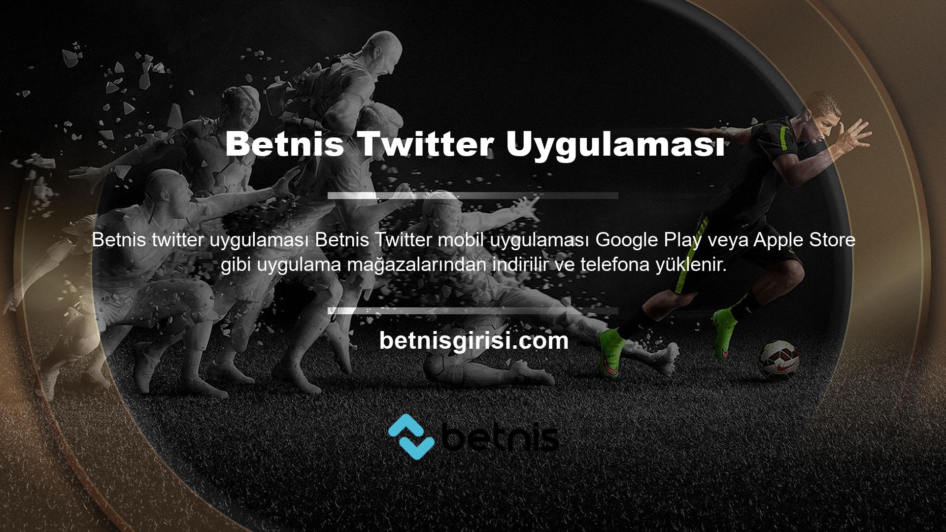 Bahis kuponları, web sitesinde kullanıcı adı ve şifre kullanılarak oluşturulan ve cep telefonuna yüklenen Betnis adres değiştirme programından giriş yapılarak girilebilir